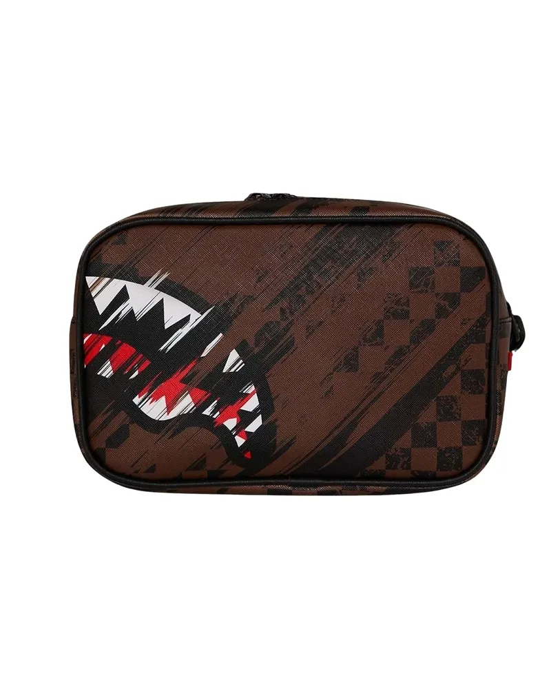 Sprayground Unisex Clutch Smeared Grunge Multicolour Polyvinyl Chloride Bags Multicolor
