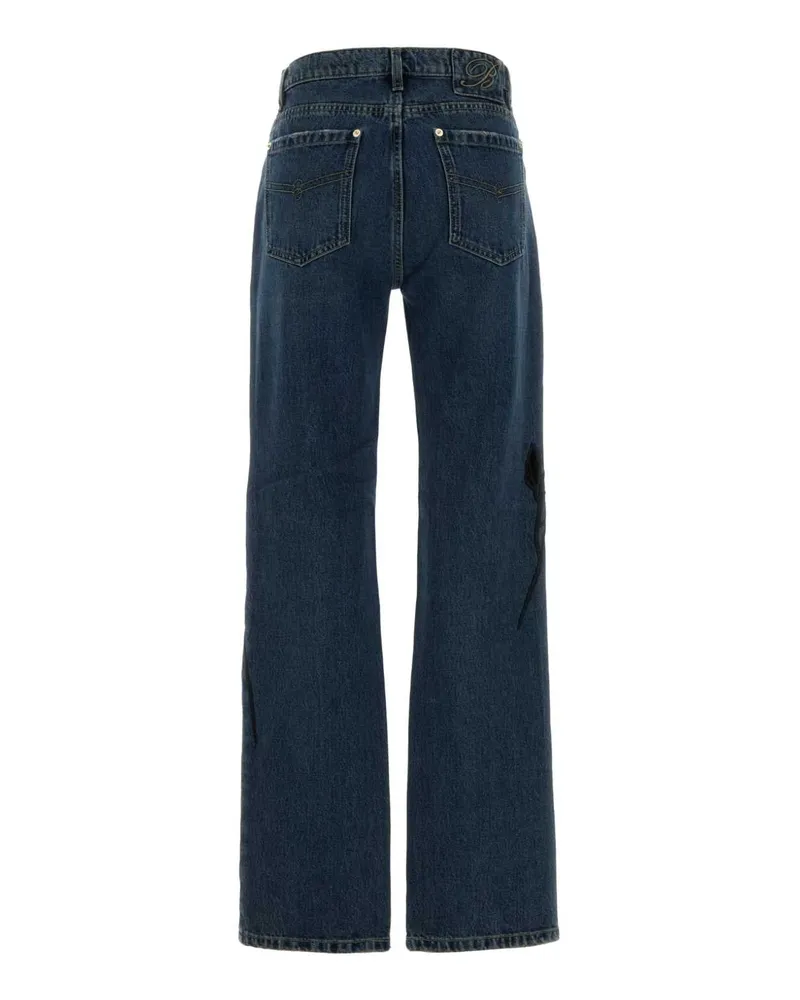 Blumarine Ricamo Jeans — Navy Navy