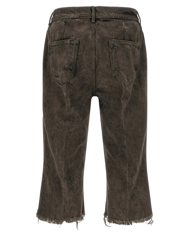 Rick Owens Bolan Cutoffs Short Trousers — Gray Gray