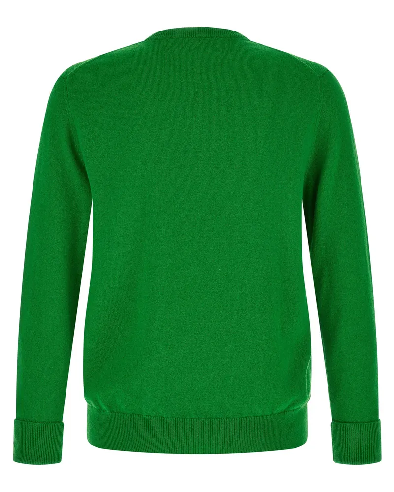 Ballantyne Diamond Sweater — Green Green