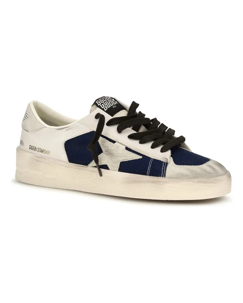 Golden Goose Men's Stardan Sneakers Navy-Grey-Milk Navy/grey/milk White