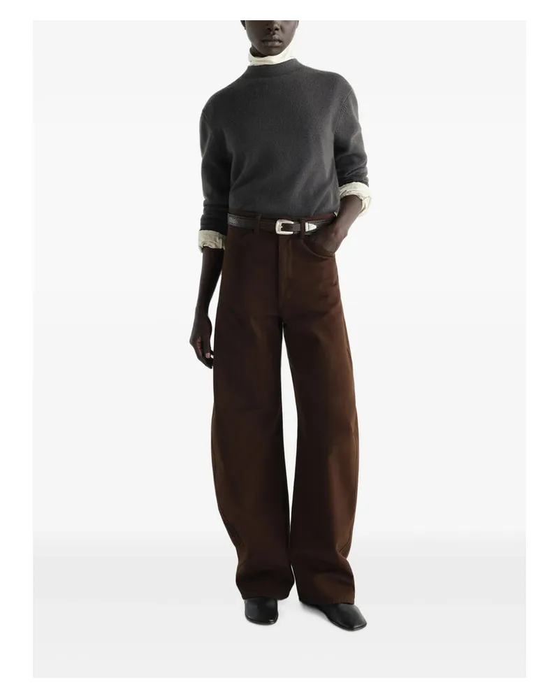 Christophe Lemaire Cashmere Reversible Buttoned Cardigan — Gray Gray