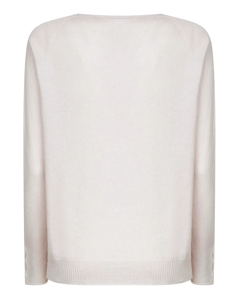Blanca Women's Knit Sweater Grey Virgin Wool Gray