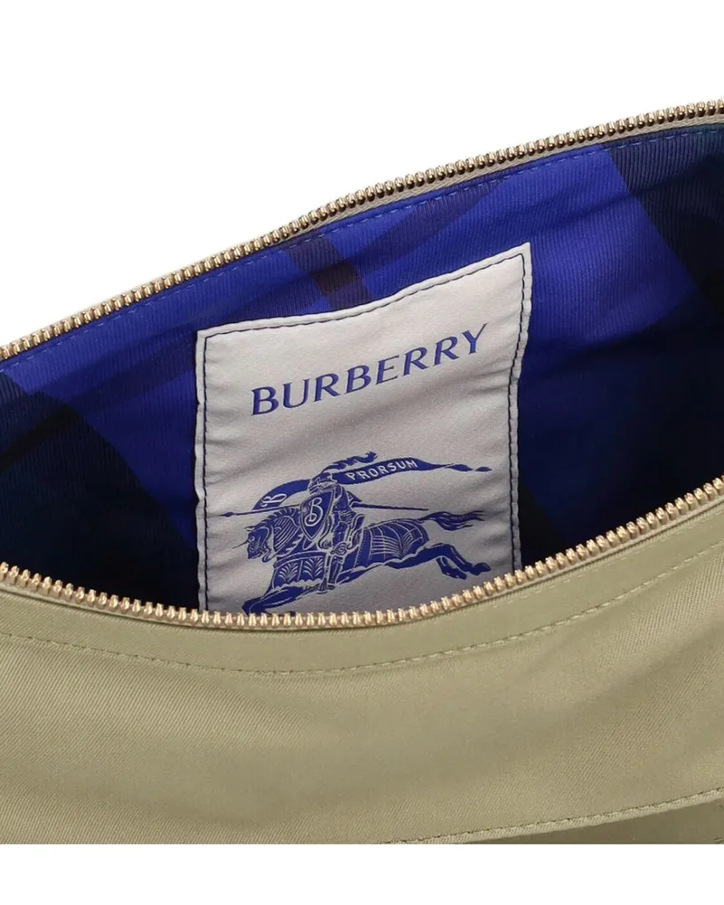 Burberry Men's Trench Gabardine Logo Belt Bag Green Green