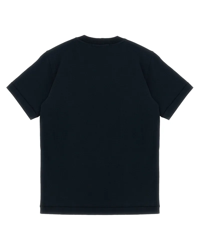 Stone Island Logo Patch T-shirt — Black Black