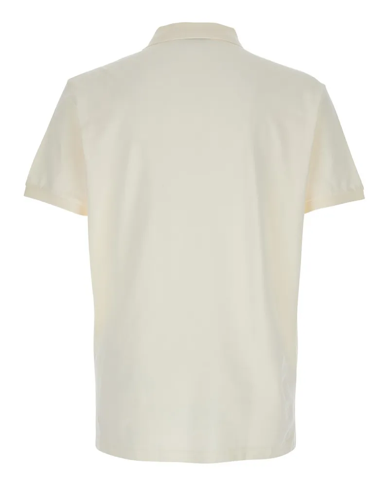 Ralph Lauren Men's White Polo Shirt With Large Pony Detail Cotton T-Shirts And Polos White