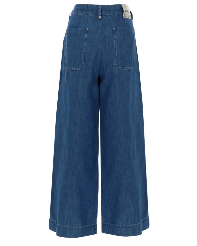 Max Mara Astice Trousers — Blue Blue