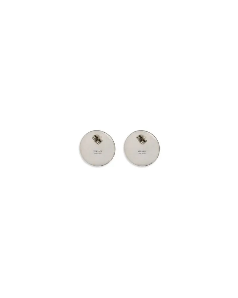 Versace Women's Gray Brass Earrings Gray