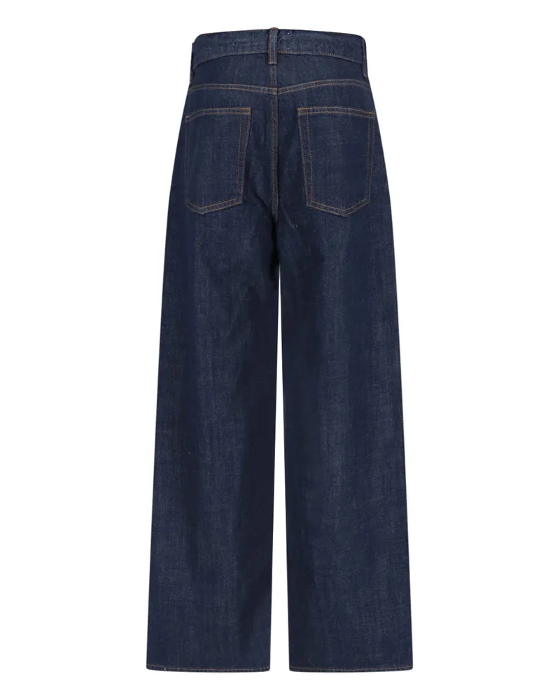 Frame Denim Women's Jeans Blue Cotton Navy
