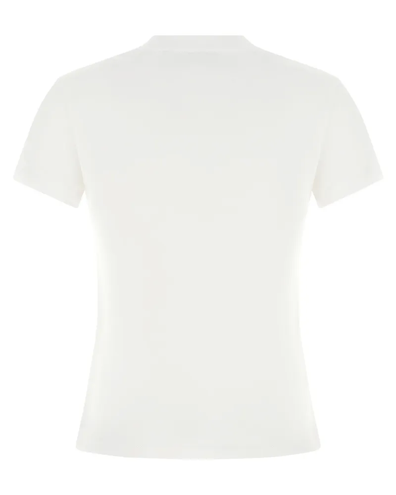 OFF-WHITE Logo-Embroidered T-shirt — White White