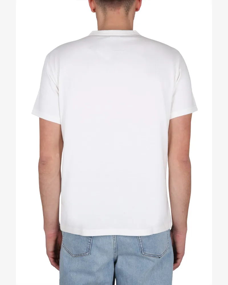 Fay Logo-Print Cotton T-Shirt — White White