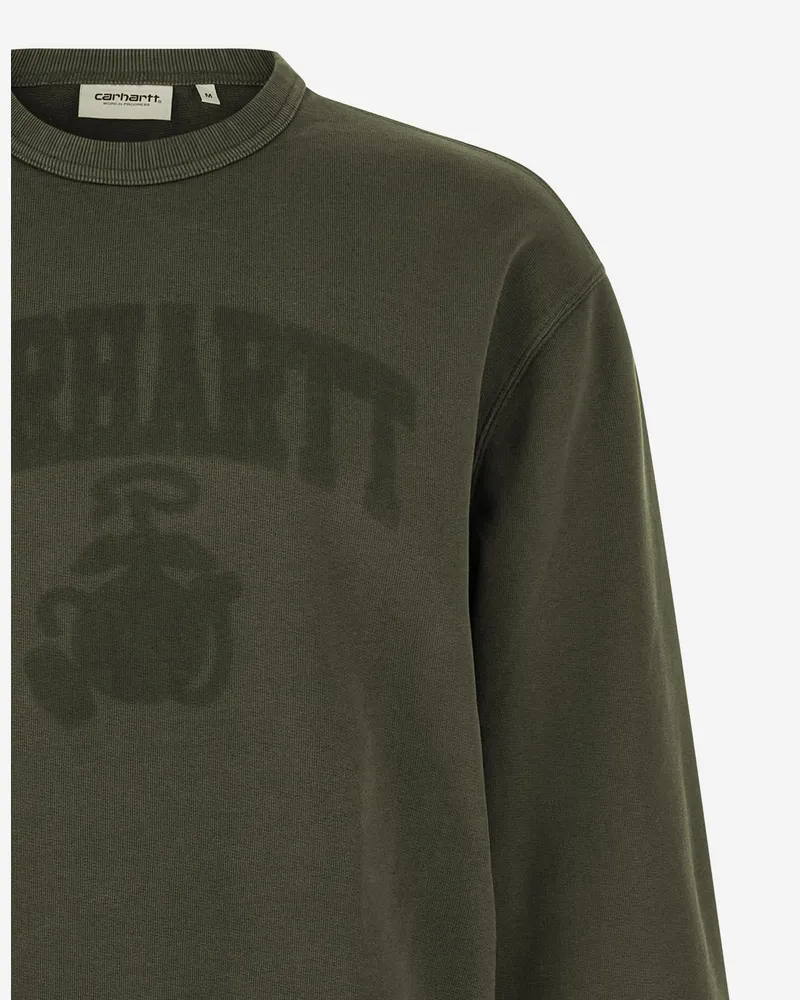 Carhartt WIP Men's Cotton Sweatshirt Green Sweat Sweatshirts Sweater Green