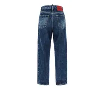 Women's Boston Jeans Navy Cotton