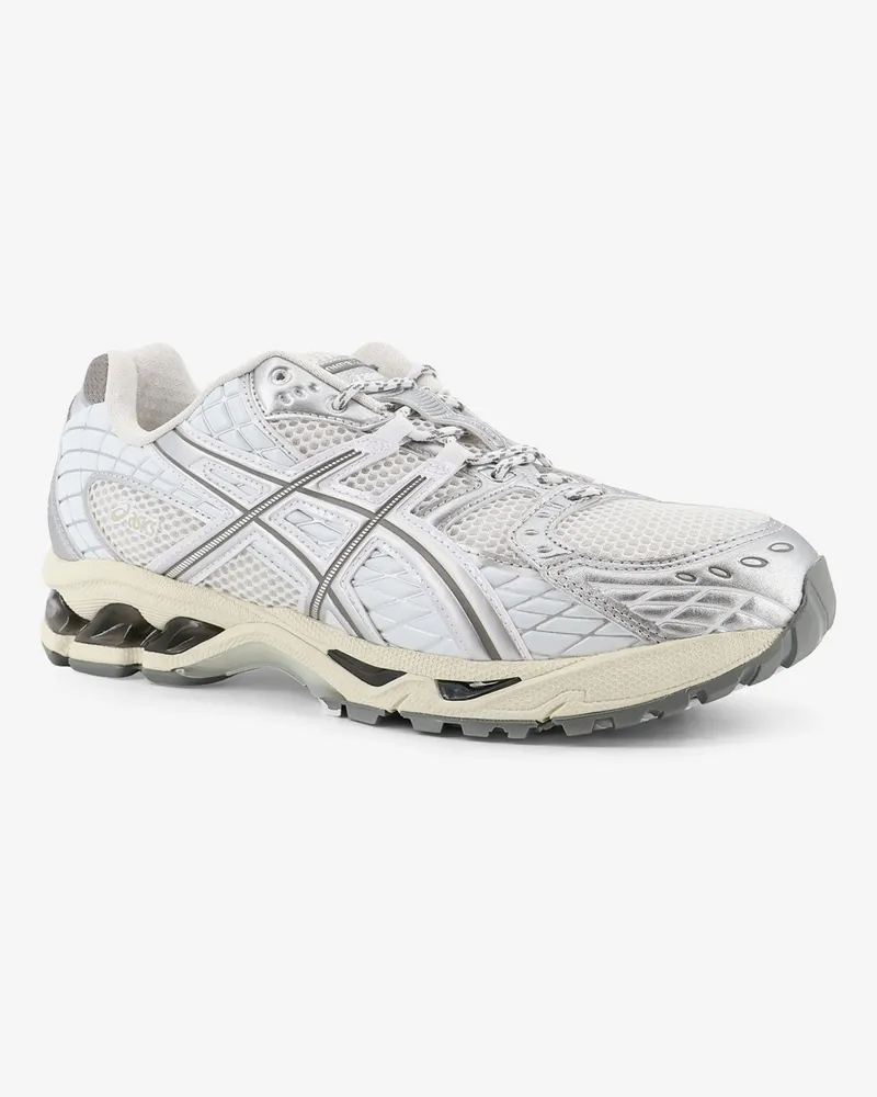 Asics Men's Sneakers Gel-Nimbus 10.1 White Synthetic Fabric-Rubber Trainers Fabric/rubber White