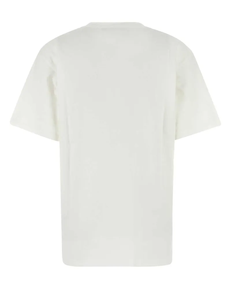 Valentino Garavani 6b3mg24h95w A03 Avorio Exterior: Cotton T-Shirt T-shirts And Polos White