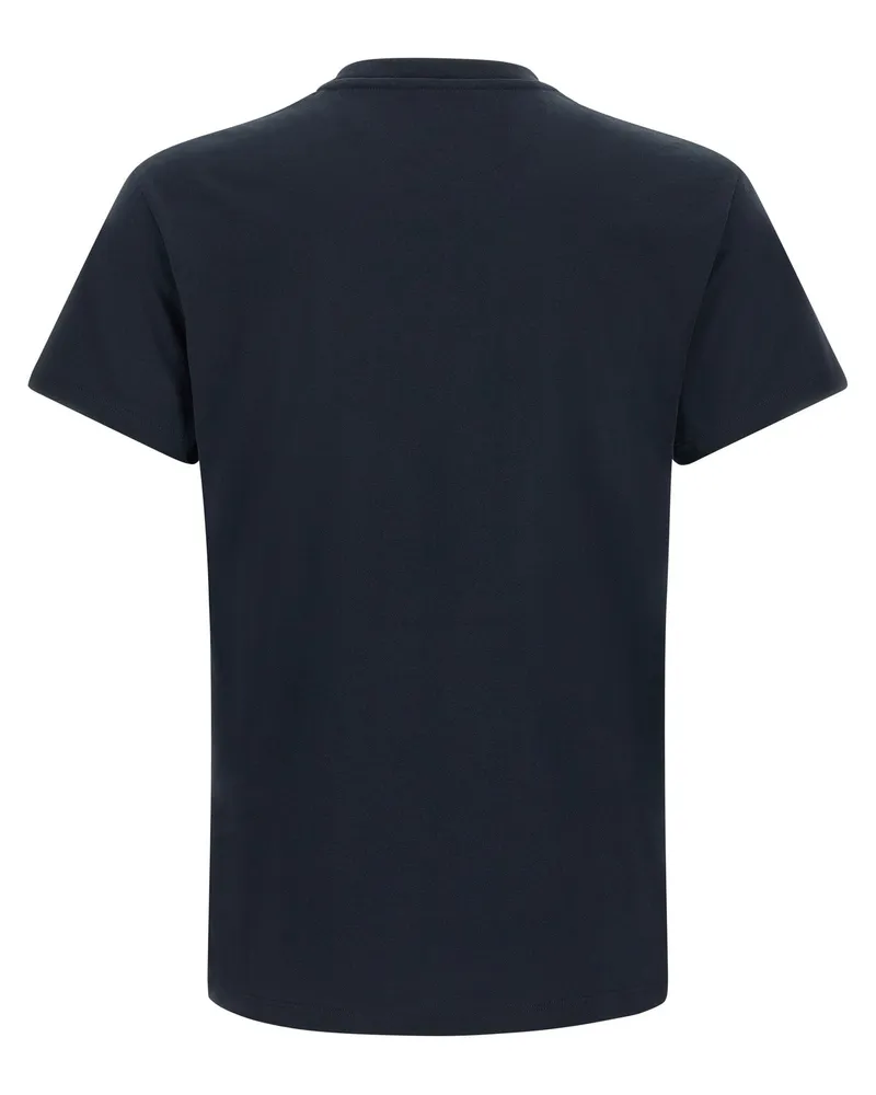 Fendi Logo-Embroidered T-shirt — Navy Navy
