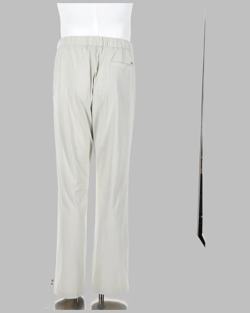 Herno Elasticated Polyamide Trousers — Gray Gray