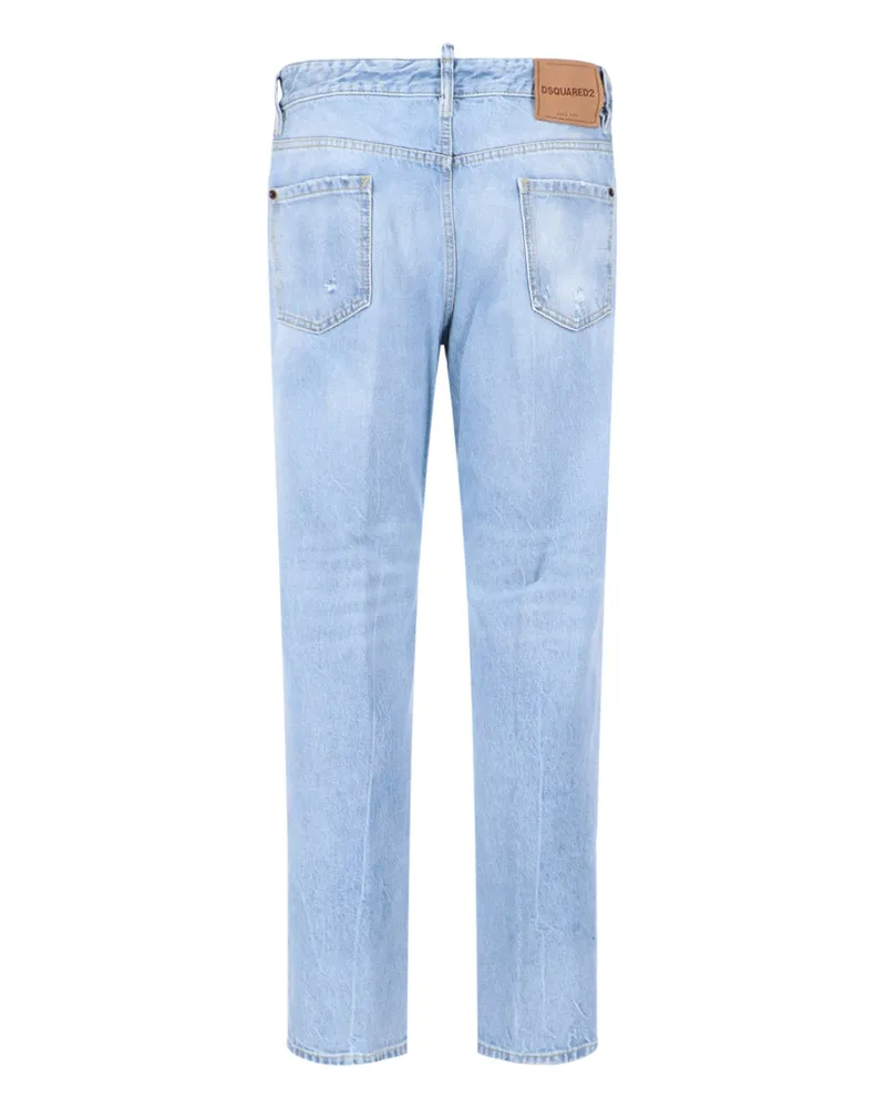 Dsquared2 Men's Jeans Blue Cotton Blue