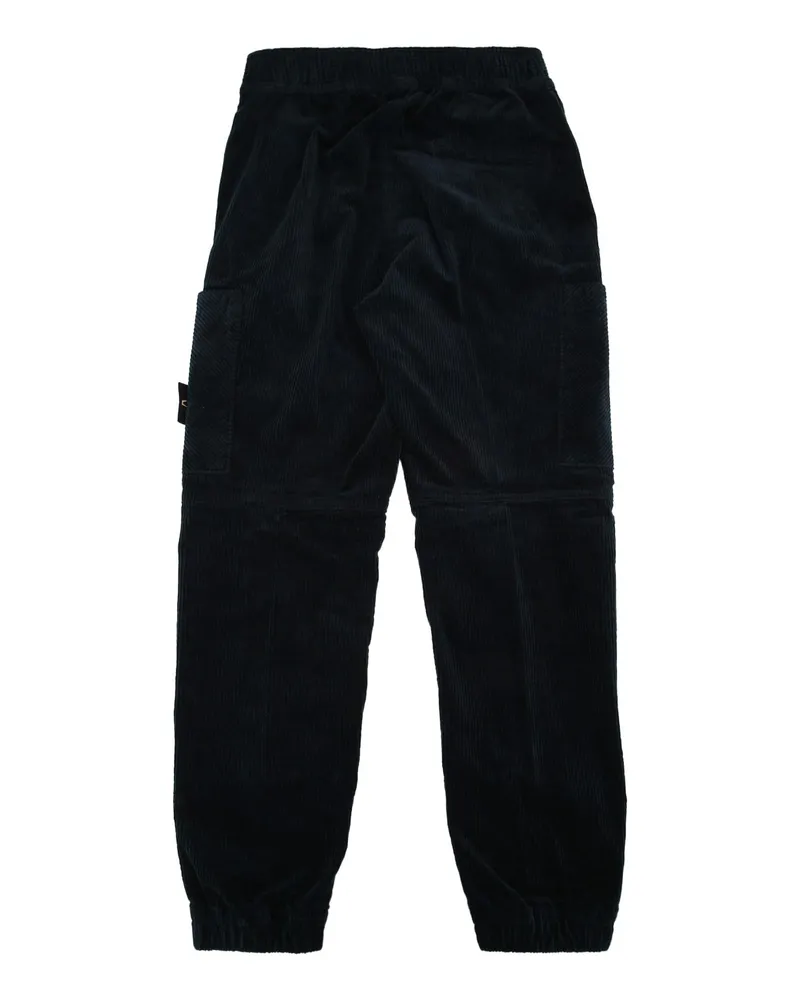Stone Island Corduroy Cargo Cargo Pants — Navy Navy