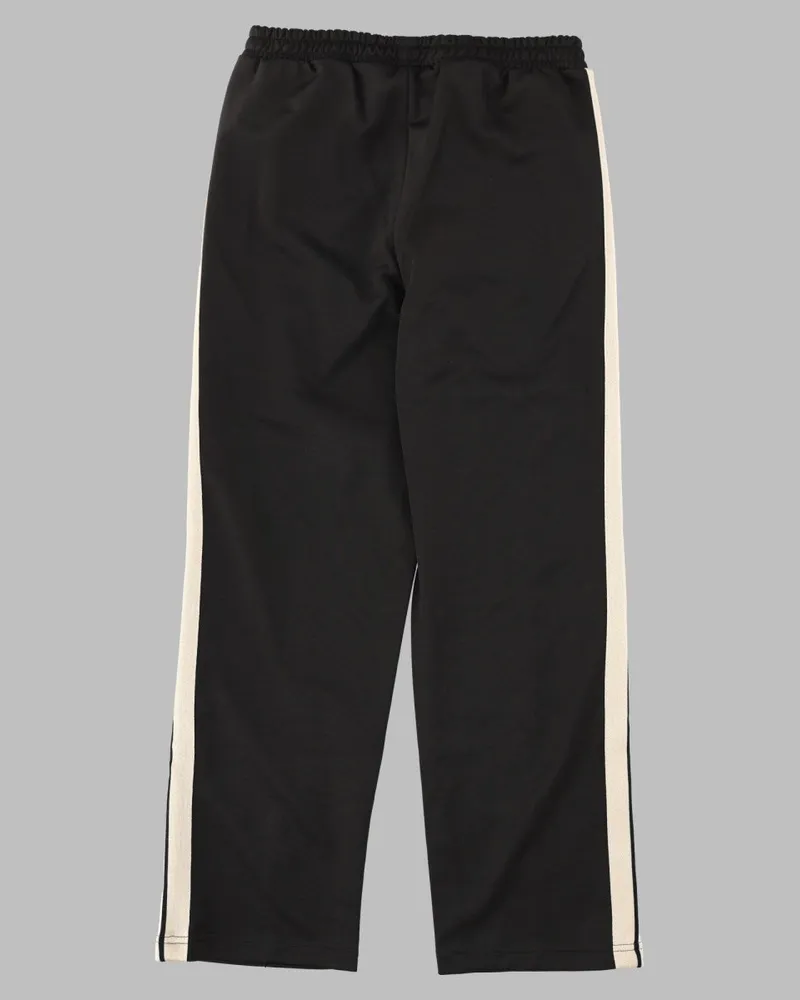 Palm Angels Cotton-Blend Trousers — Black Black