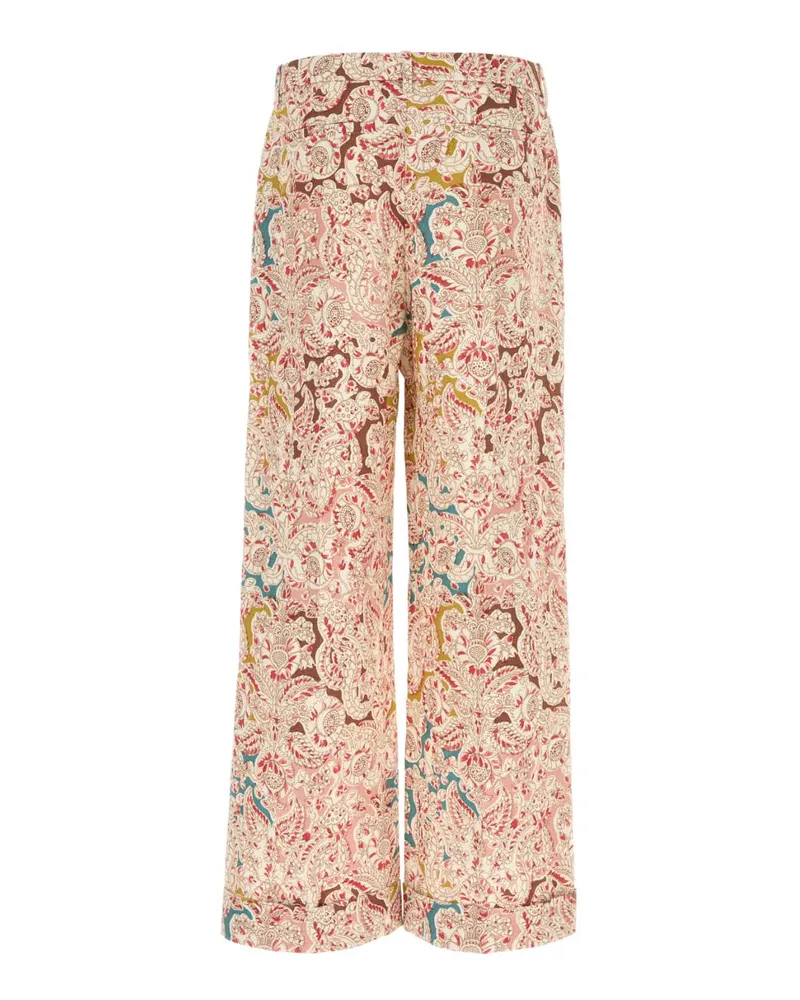Valentino Garavani Men's Printed Hemp Pant Multicolor Exterior: Pantaloni Multicolor