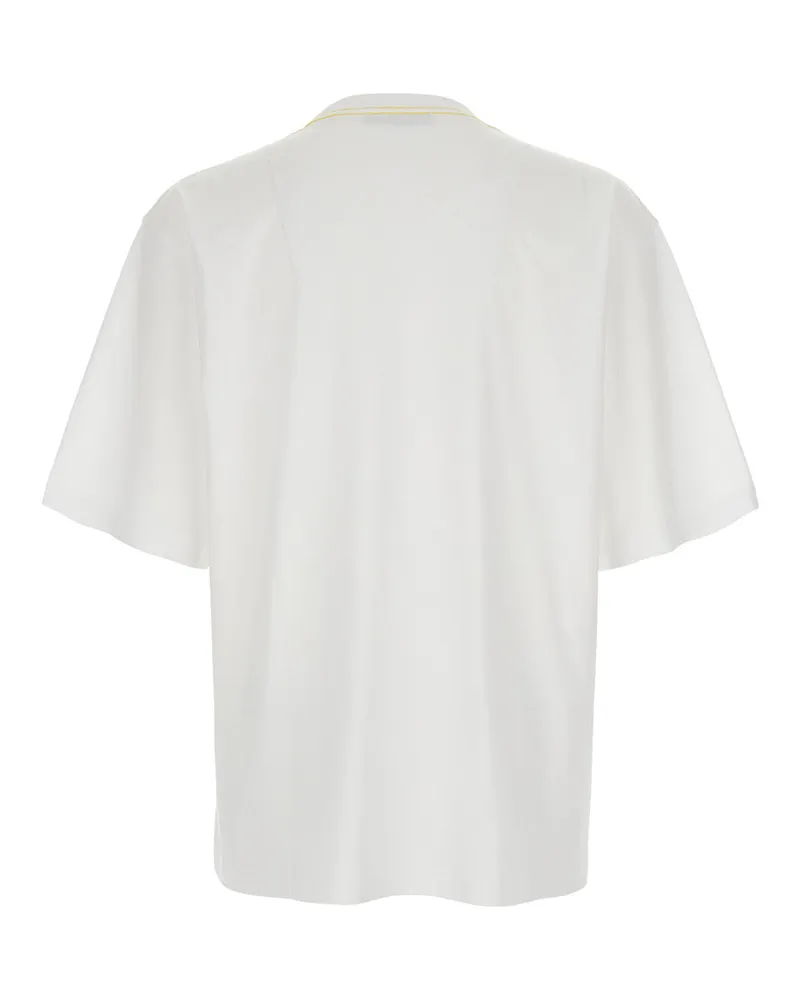 Jacquemus Logo-Printed Cotton T-Shirt — White White