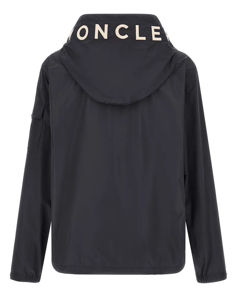 Moncler Men's Blue Polyester Shell Jacket Clothing Blue