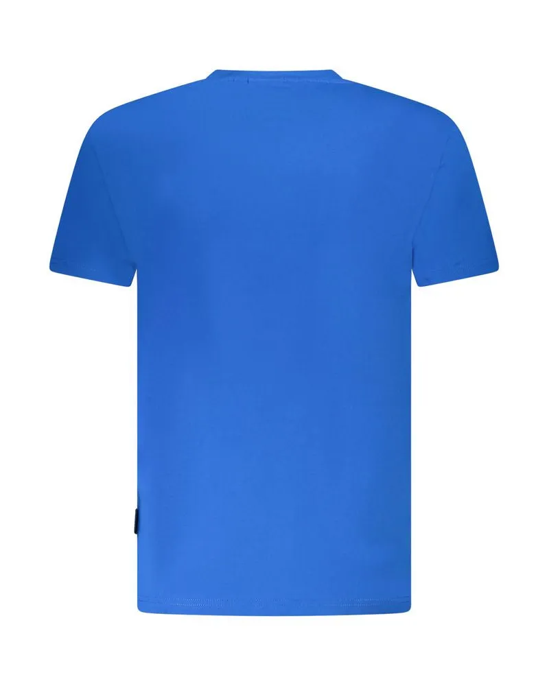 Napapijri Cotton Crew Neck T-Shirt — Blue Blue