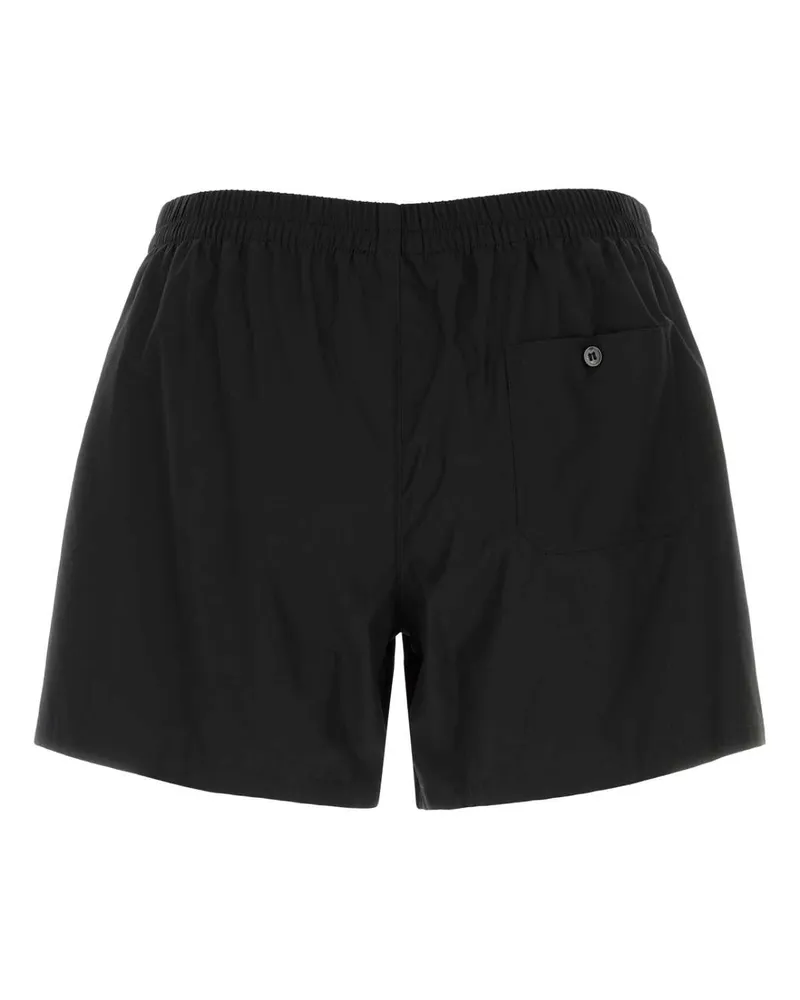 Dolce & Gabbana Men's Black Poplin Boxer Nero Exterior: Cotton Bermuda Short Black