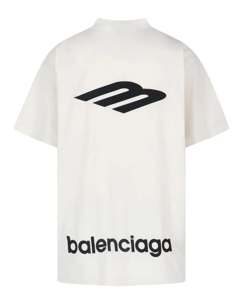 Balenciaga Men's T-Shirts And Polos White Cotton White