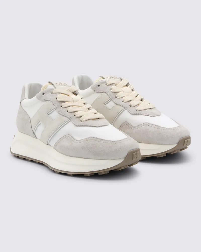 Hogan Women's Sneakers Bianco-Beige _cover Tex Le Sole El Bianco/beige Beige