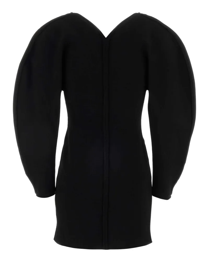 Givenchy Women Black Stretch Viscose Blend Cocoon Mini Dress Abiti Black