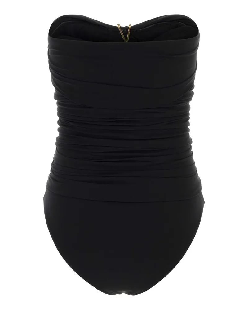Saint Laurent Bain Swimsuit — Black Black
