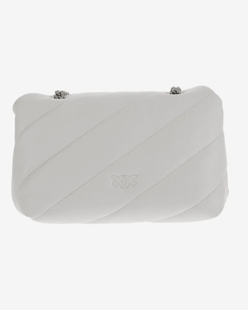 Pinko Love Shoulder Bag — White White
