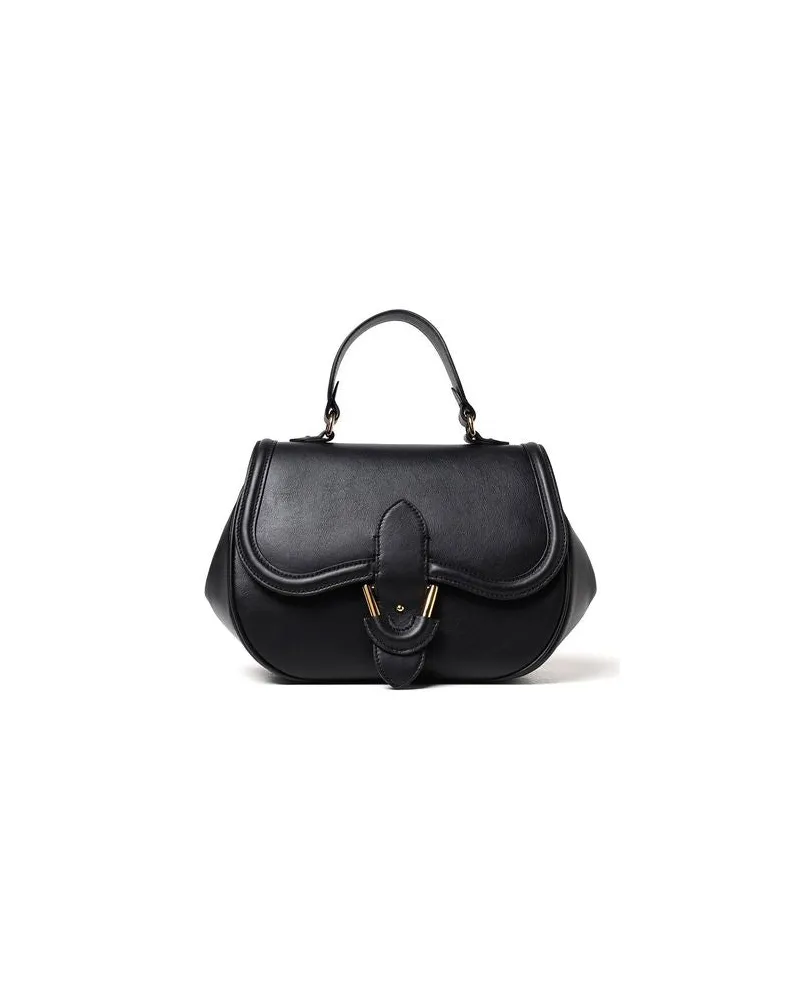 Coccinelle Women's Handbag Black Cow Leather Bags - Handbags Black