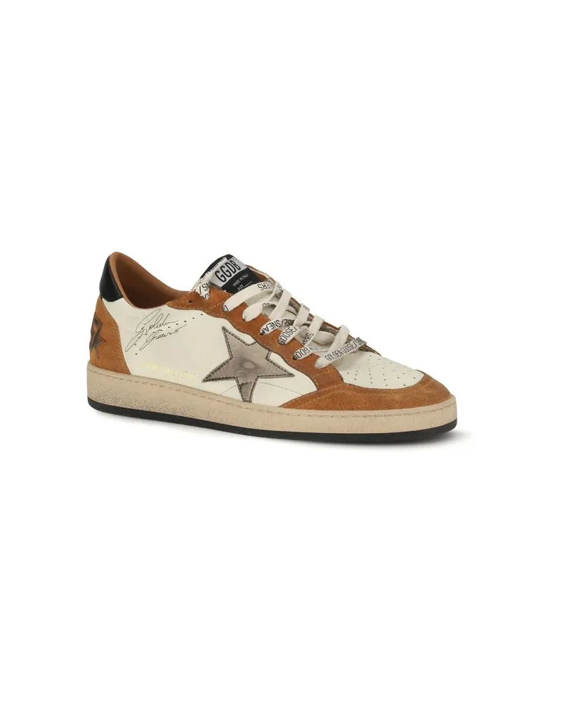 Golden Goose Men's Multicolor Calf Leather Bos Taurus Sneakers Multicolor
