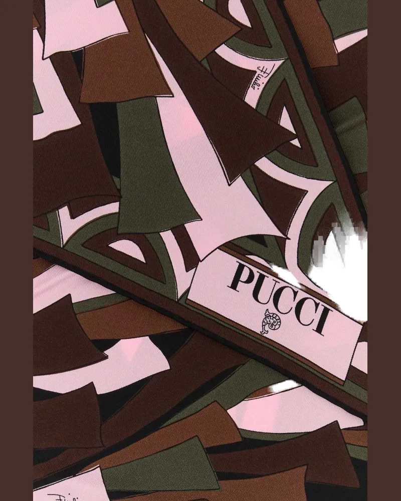 Emilio Pucci Silk Scarf — Pink Pink
