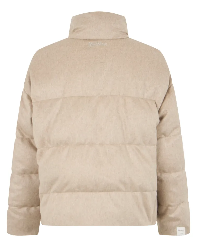 Max Mara Reversible Padded Puffer Jacket — Beige Beige
