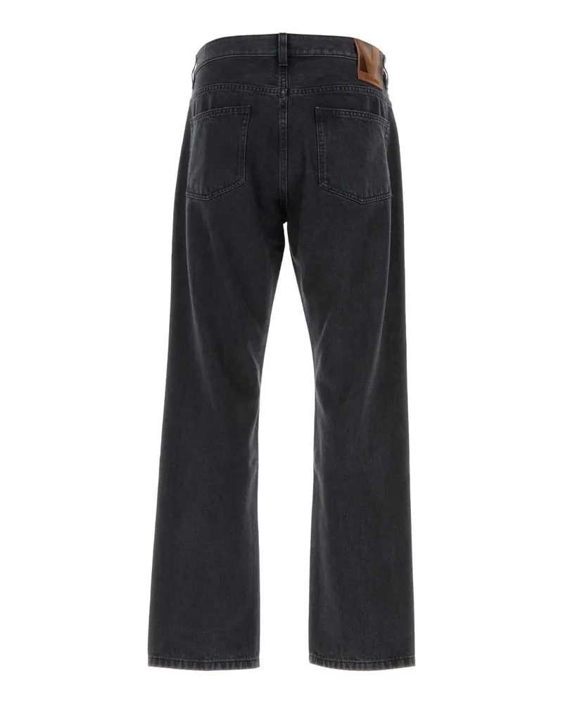 Valentino Garavani Men's Slate Denim Jeans Nero Cotton Black