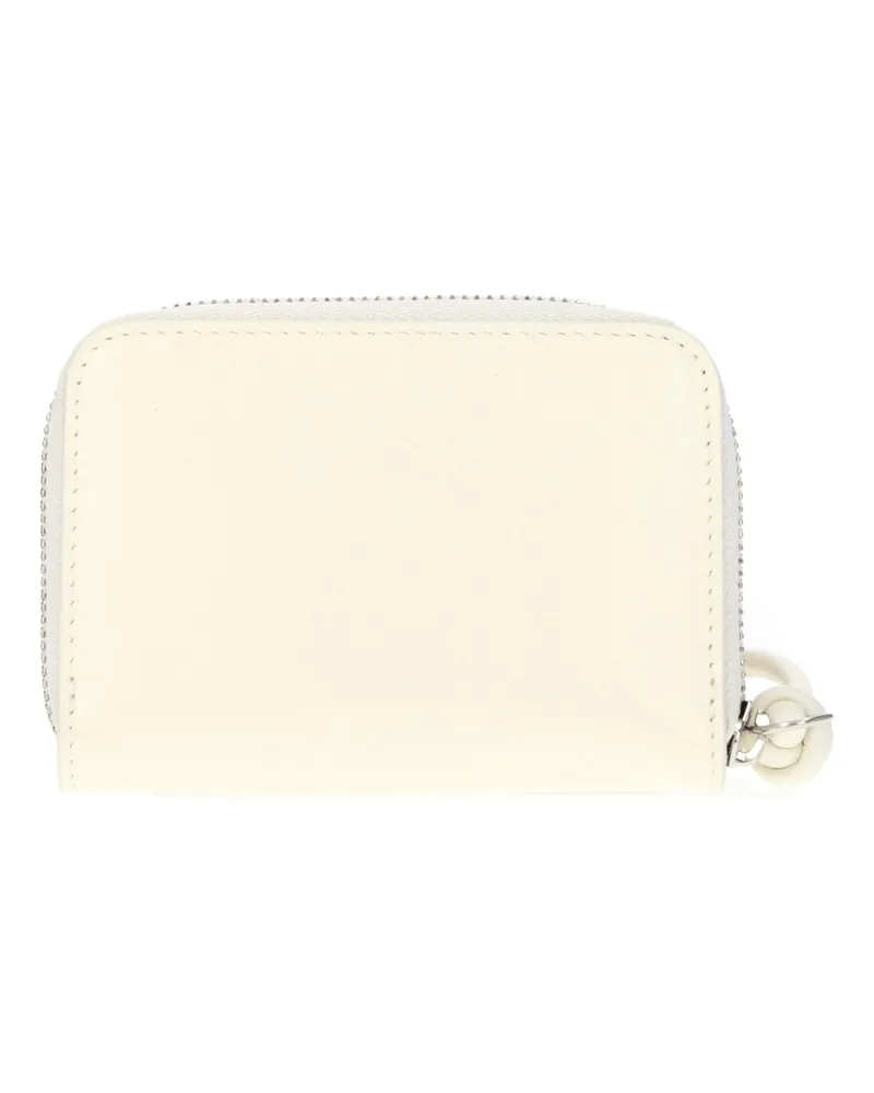 Jil Sander Women's Beige Leather Wallet Beige