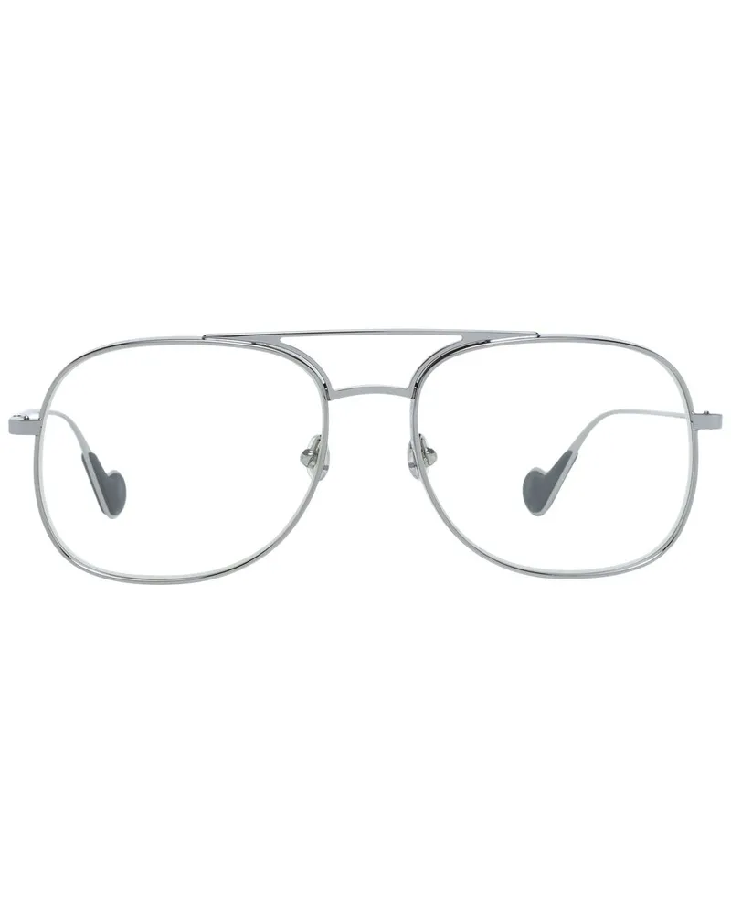Moncler MO-1044357 Metal Aviator Sunglasses — Gray Gray