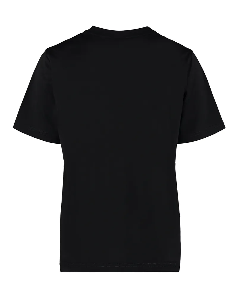 Burberry Women's Cotton Logo T-Shirt White T-Shirts & Jerseys Black
