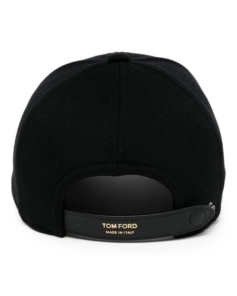 Tom Ford MH005TCW003G Baseball Cap — Black Black