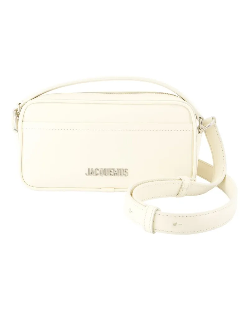 Jacquemus Women's Crossbody Bag White Leather White