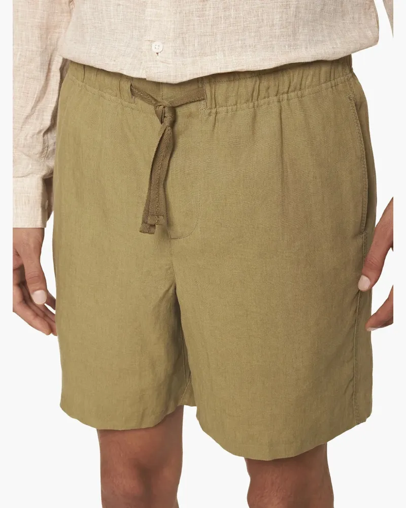 Orlebar Brown Women's Alex Linen Shorts Ss25 M Khaki