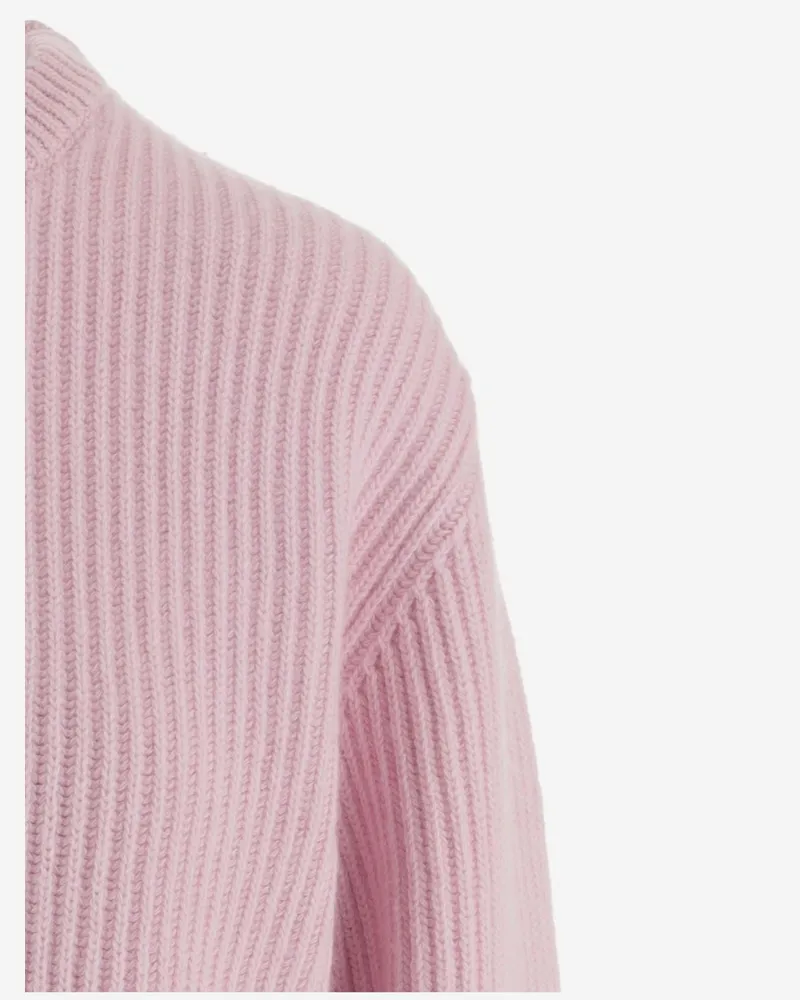 Jil Sander Women's Wool Sweater Pink Pink