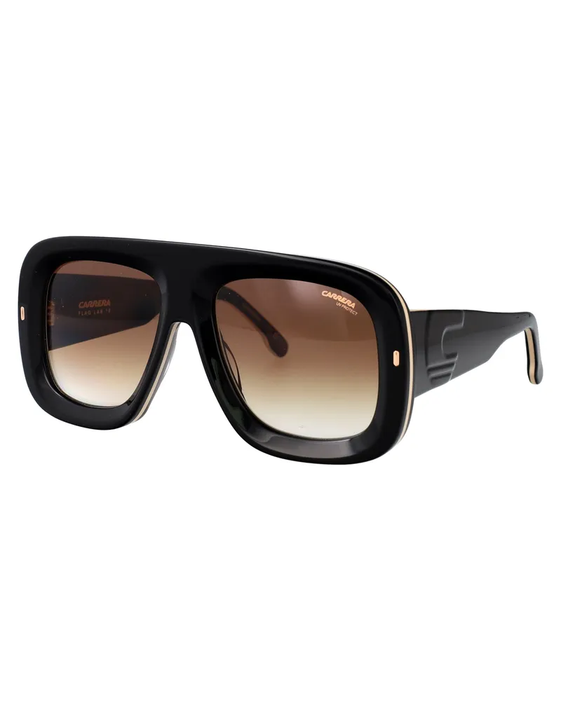 Carrera Women's Sunglasses Flaglab18 Black Acetate Black