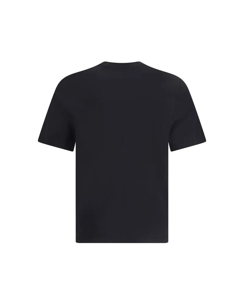 Kitsuné Men Black Cotton T-Shirt Black