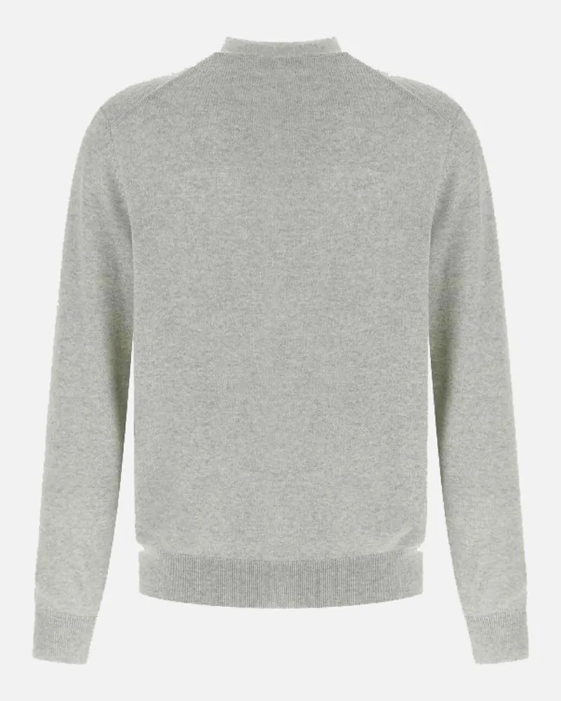 Kitsuné Men's Sweaters Light Grey Melange _wo Gray