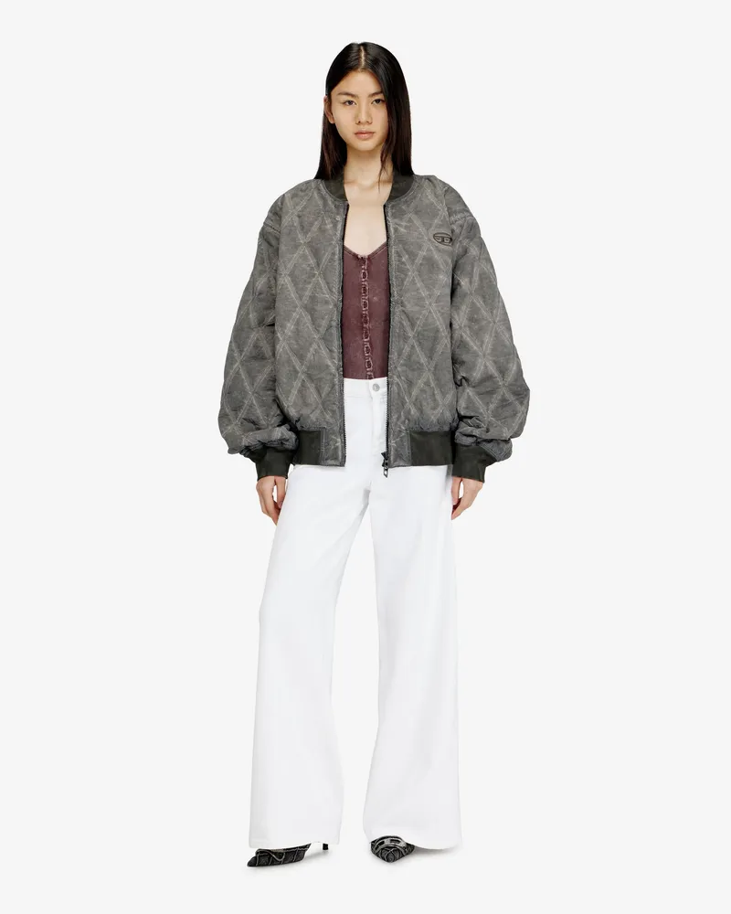 Diesel Women's Trousers Cotton Blend White White
